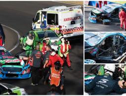 لحظة الحادث