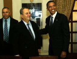 باراك اوباما مع ايهود باراك - ارشيف