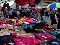 الأسواق الغزية خلال العيد