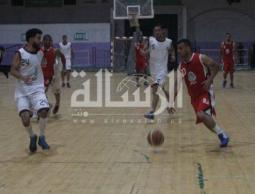 جانب من أحد مباريات دوري السلة