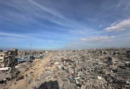 صورة لحجم الدمار في قطاع غزة