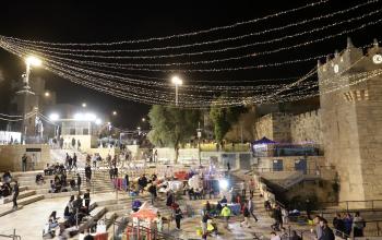 باب العامود في البلدة القديمة لمدينة القدس