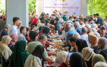 مهرجان غزة لإحياء المأكولات الشعبية الفلسطينية في مدينة غزة