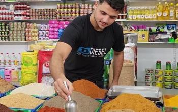 افتتاح سوق اليرموك البديل لسوق فراس في غزة
