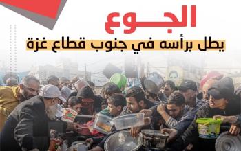 الجوع يطل برأسه في جنوب قطاع غزة