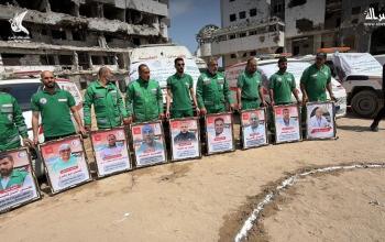 الطواقم الطبية تتضامن مع الأسرى في غزة بيوم الأسير الفلسطيني