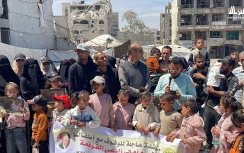 احتجاج زارعي القوقعة في غزة بسبب نقص القطع ومعاناة الأطفال