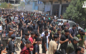 تشييع 3 شهداء بينهم الصحفي أحمد وشاح في البريج