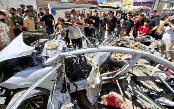 شهيد وإصابات بقصف استهدف سيارة مدنية غرب غزة