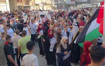 تكريم الطلاب الفلسطينيين المتفوقين في الثانوية العامة في خانيونس