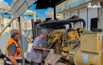 توقف مضخة الصرف الصحي في خان يونس بسبب نقص الوقود وقطع الغيار