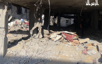 دمار جراء قصف إسرائيلي لشقة سكنية غربي غزة