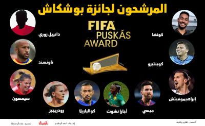 المرشحون لجائزة بوشكاش.