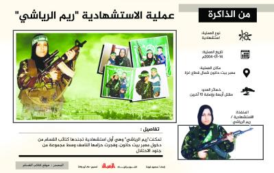 عملية الاستشهادية ريم الرياشي
