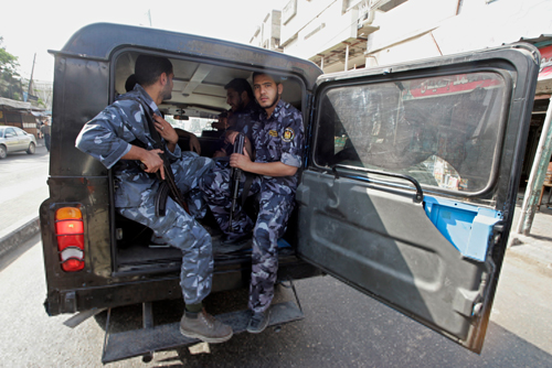 الشرطة الفلسطينية بغزة (أرشيف)
