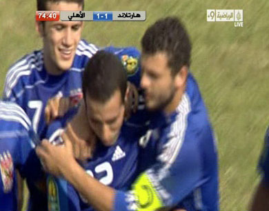 فرحت الأهلي بهدف التعادل