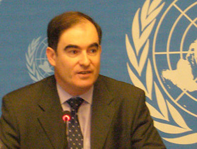 جون غينغ مدير عمليات وكالة الغوث "الاونروا في قطاع غزة "ارشيف"