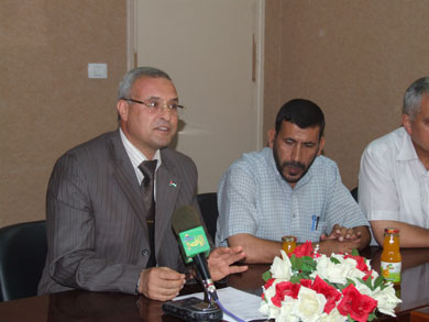 الوزير عسقول يتحدث في حفل تكريمي لوسائل الاعلام