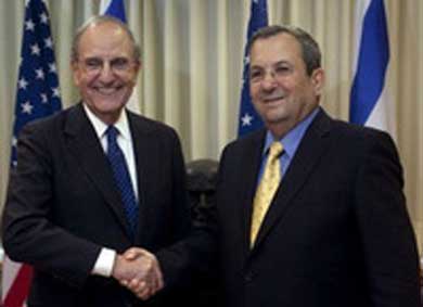 من المقرر أن يجتمع "باراك" ظهر اليوم الأحد مع ميتشل