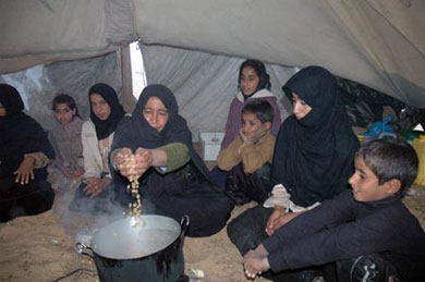 الغزيون من لجوء الى لجوء 