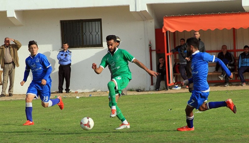 جانب من مباراة سابقة بين الصداقة وشباب رفح