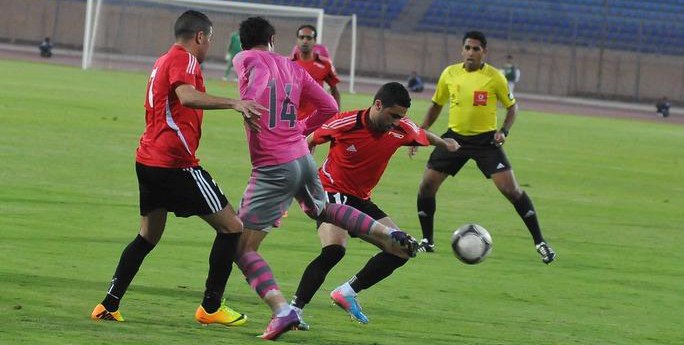 جانب من المباراة