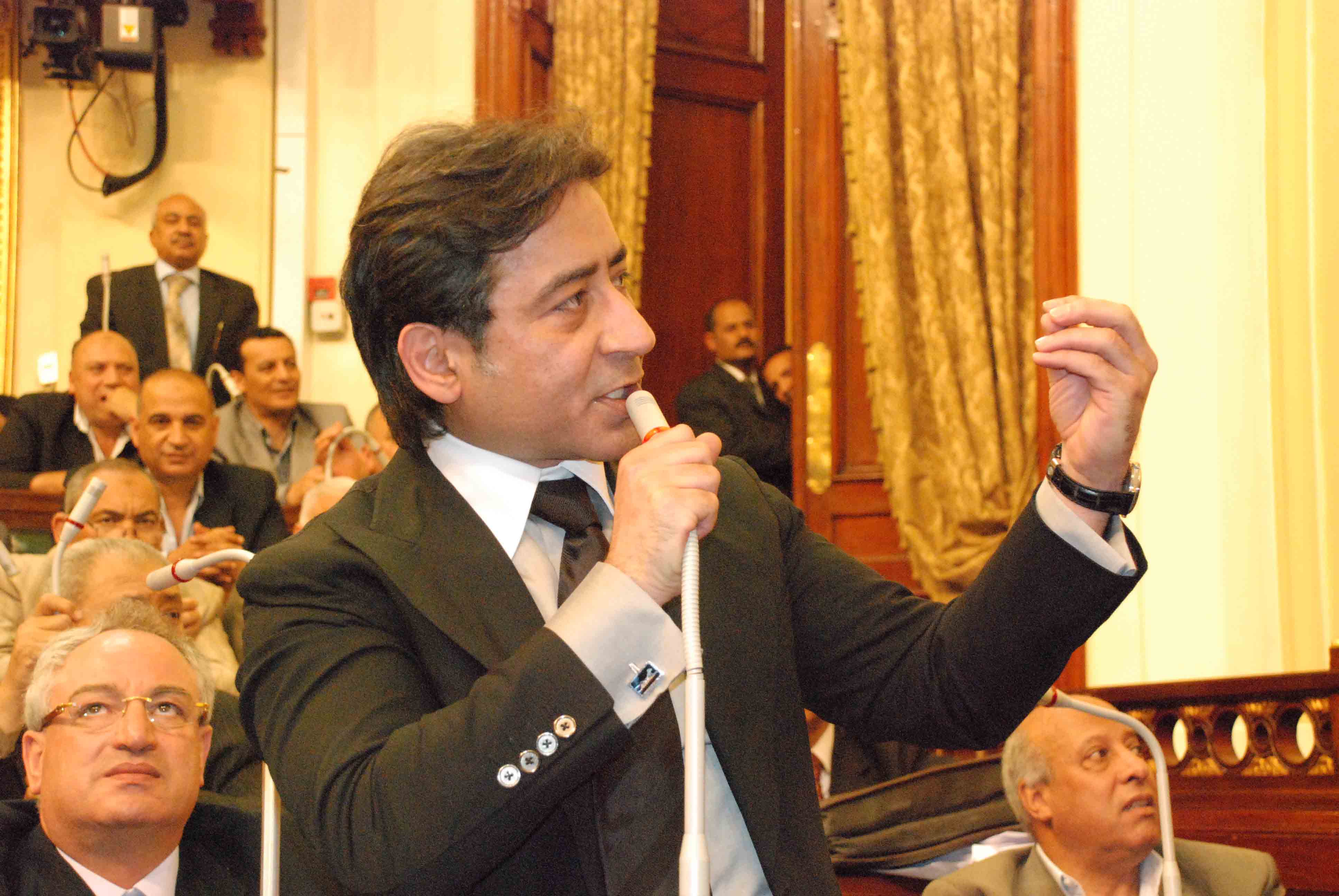 رجل الأعمال المصري أحمد عز