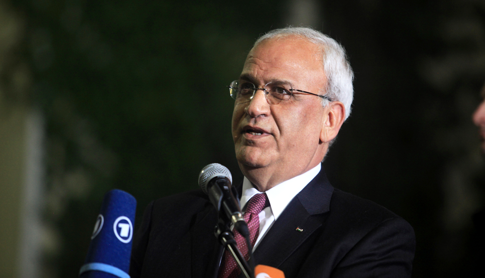 أمين سر اللجنة التنفيذية لمنظمة التحرير الفلسطينية صائب عريقات