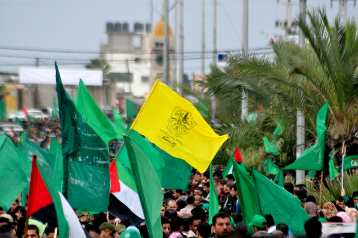 جانب من تعزيز الوحدة خلال انطلاقة حماس الـ25 (الأرشيف)