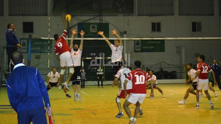 جانب من مباراة الجمعية الإسلامية وخدمات جباليا