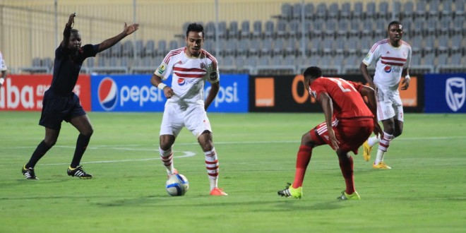 جانب من مباراة سابقة للزمالك