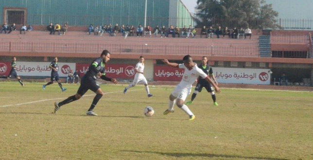 جانب من مباراة الهلال وغزة الرياضي