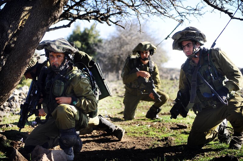 قوات الإحتلال الإسرائيلي في الجولان (الأرشيف)