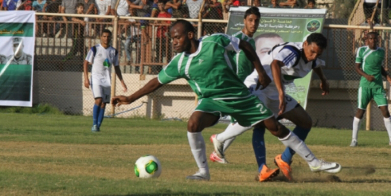 جانب من أحد المباريات التنشيطية بين خدمات وشباب رفح