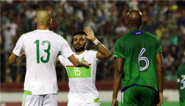 جانب من مباراة سابقة للجزائر