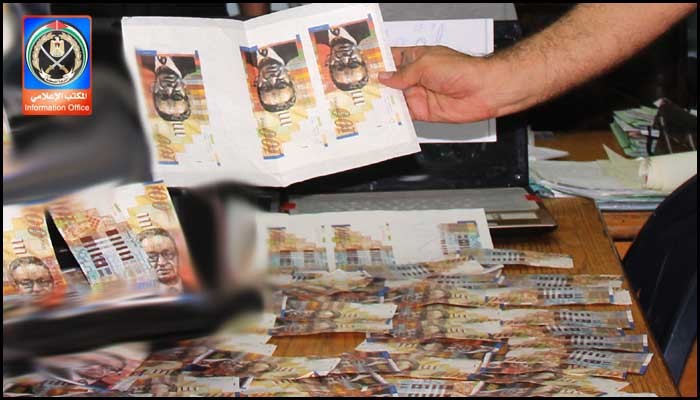 عملة مزيفة في قطاع غزة