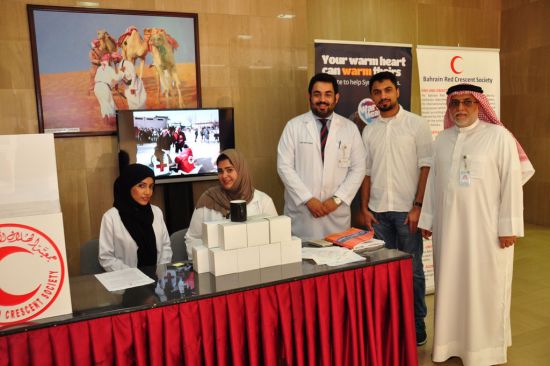 خلال حملة سابقة للهلال الأحمر