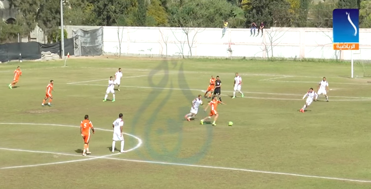 جانب من المباراة