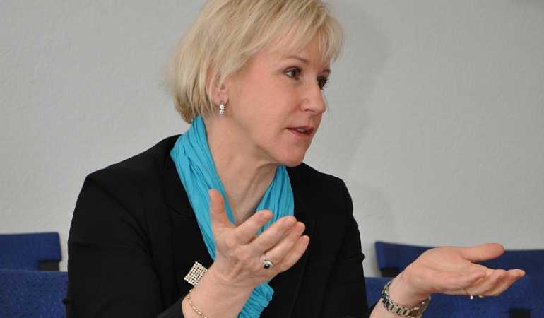 وزيرة الخارجية السويدية