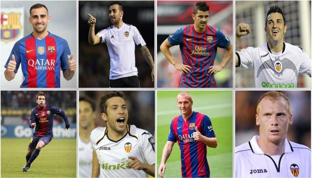 برشلونة اشترى خمسة لاعبين من فالنسيا