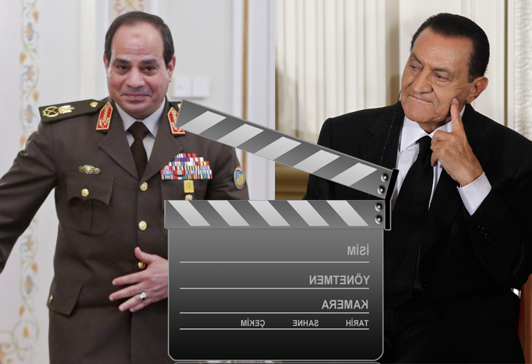مبارك والسيسي 