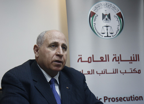 النائب العام بالضفة الغربية احمد المغني
