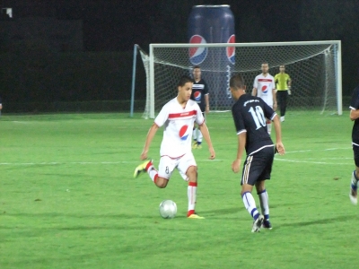 جانب من المباراة