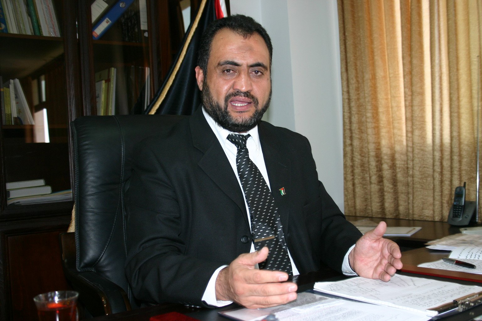 القيادي في حركة حماس ووزير الأسرى السابق المهندس وصفي قبها