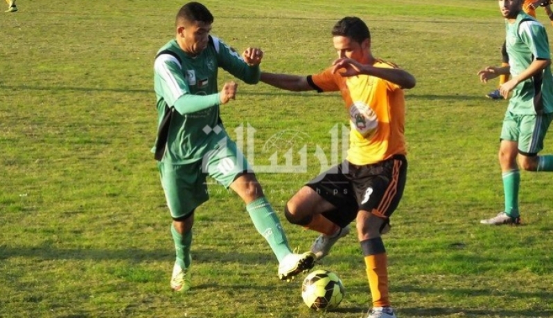 جانب من مباراة الشجاعية والجلاء