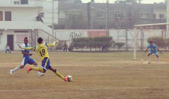 جانب من المباراة