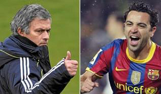 "تشافي" يتحرش "بمورينيو" والبرتغالي يريه قيمته!