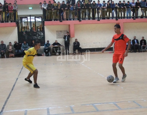 جانب من مباراة الرباط وخدمات النصيرات