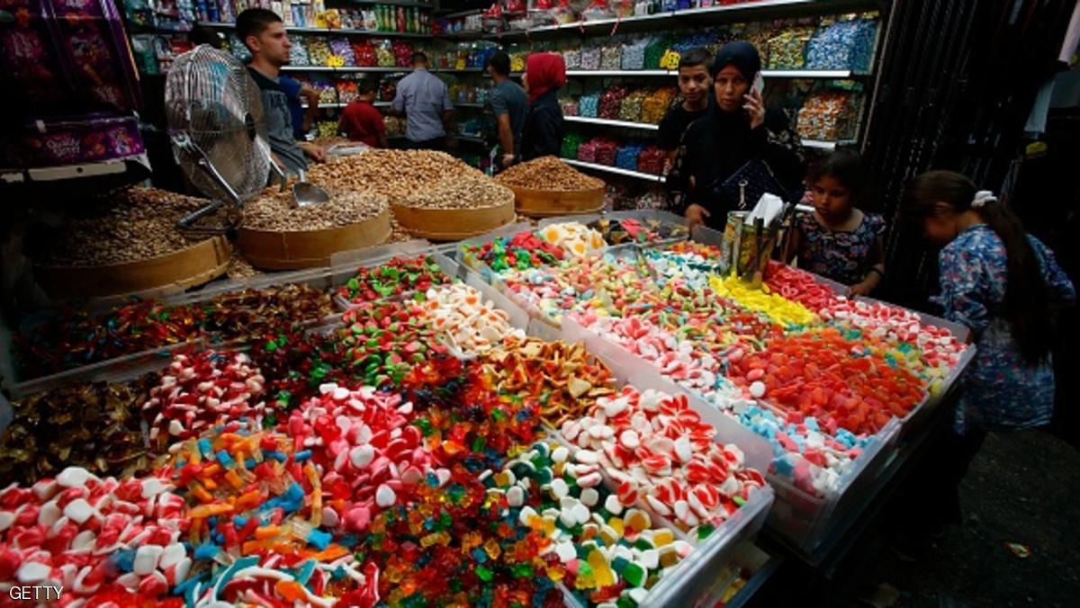 أحد الأسواق الفلسطينية