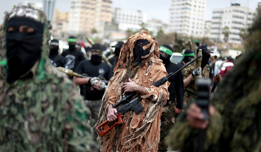 جنود من القسام (الأرشيف)